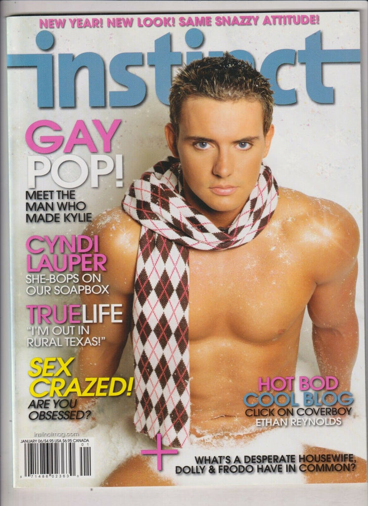 Instinct Gay Interest Ethan Reynolds Cyndi Lauper January 2006 030420nonr