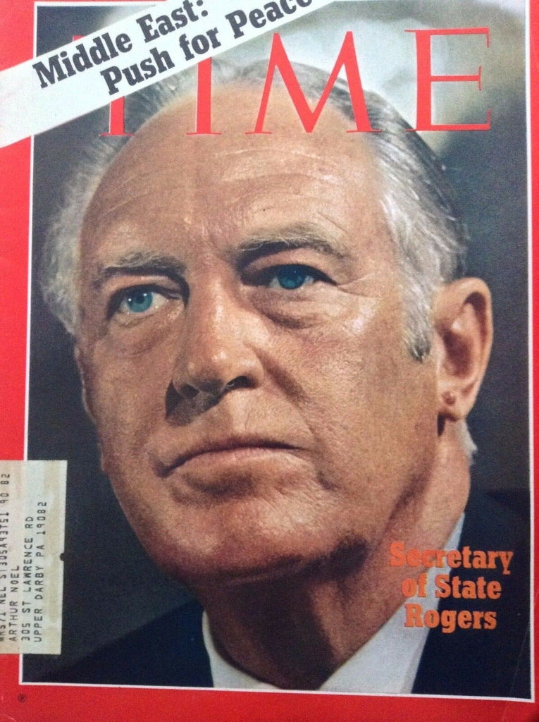 Time Magazine Middle East Push For Peace August 10, 1970 101217nonrh3
