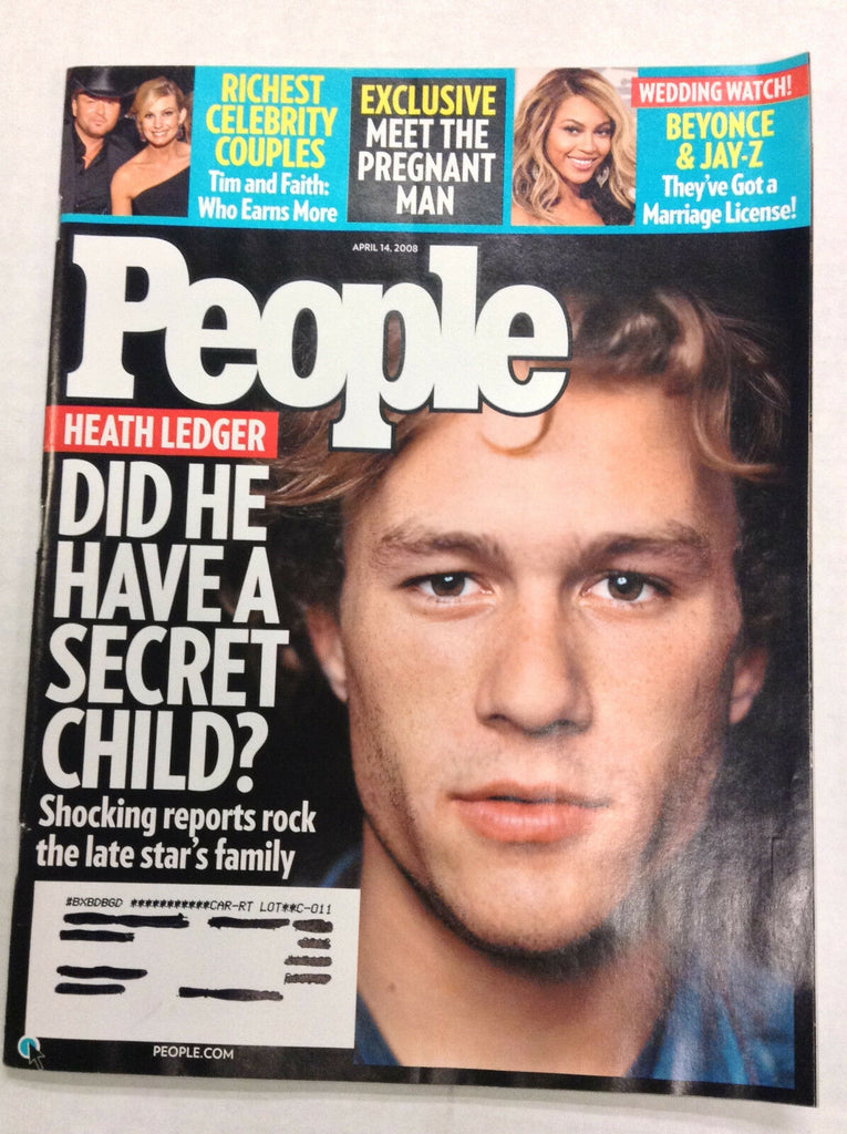 People Magazine Heath Ledger April 14, 2008 020817RH