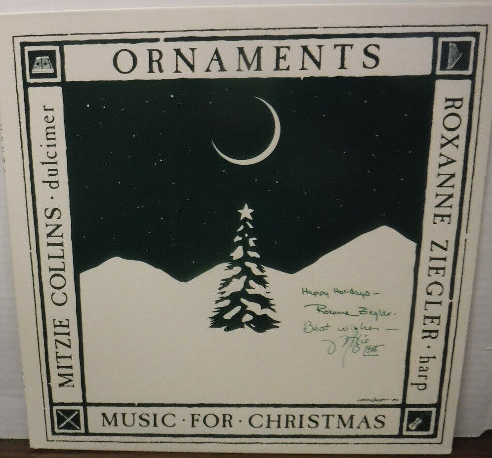 Ornaments Mitzie Collins & Roxanne Ziegler signed with COA 020318LLE