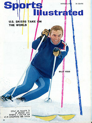 Sports Illustrated Magazine March 8 1965 Billy Kidd VGEX 060316jhe