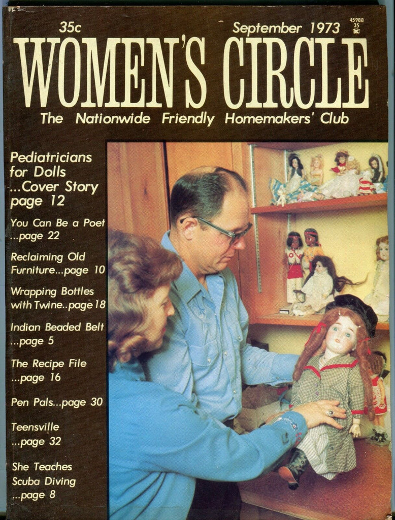 Women's Circle Magazine September 1973 Be A Poet EX No ML 050917nonjhe