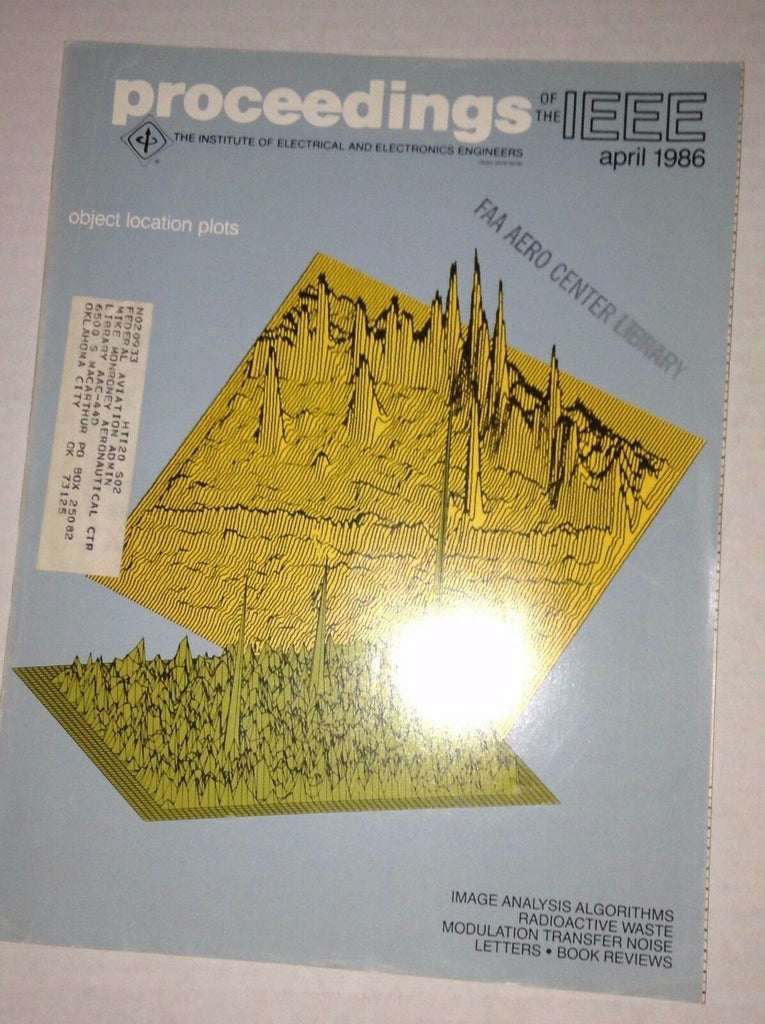 Proceedings Of The IEEE Magazine Object Location Plots April 1986 022917NONRH