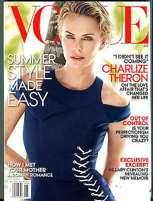 Vogue Magazine June 2014 Charlize Theron EX 070816jhe