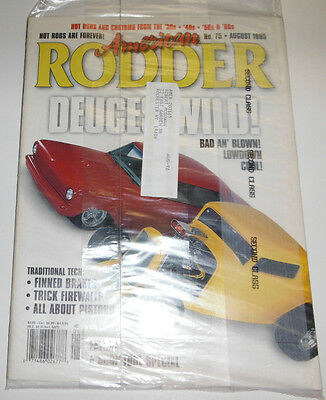 American Rodder Magazine Finned Brakes & Trick Firewalls August 1995 082114R
