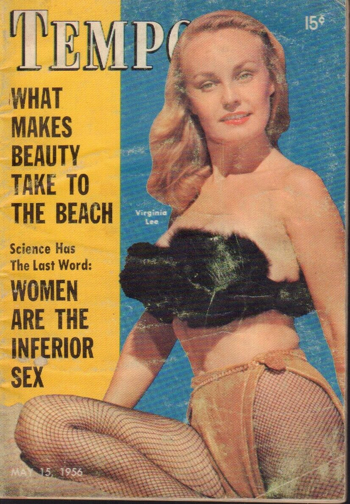 Tempo Digest May 15 1956 Virginia Lee Cheesecake Pin Up 091218AME2