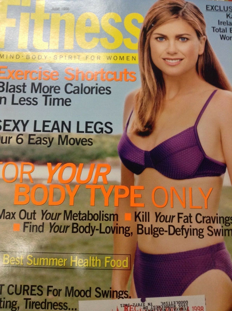 Fitness Magazine Kathy Ireland Exercise Shortcuts June 1998 011619nonr