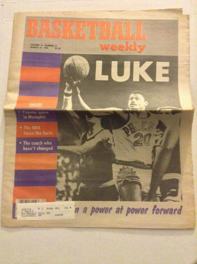 Basketball Weekly Jerry Colangelo Jeff Adkins March 10, 1983 091119nonrh