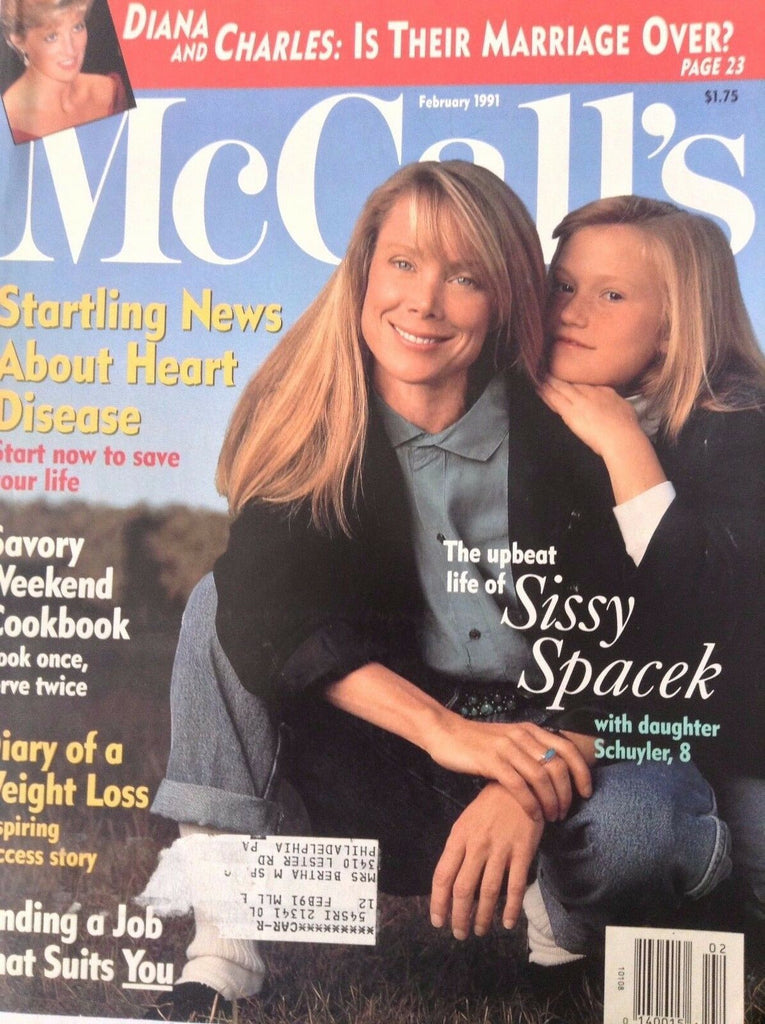 McCall's Magazine Sissy Space And Schuyler February 1991 090117nonrh