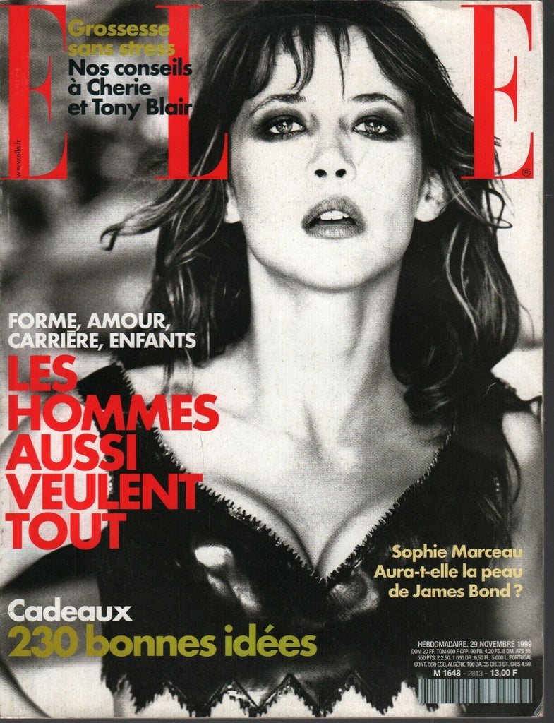 Elle French Fashion November 29 1999 Sophie Marceau Tony Blair 090820ame