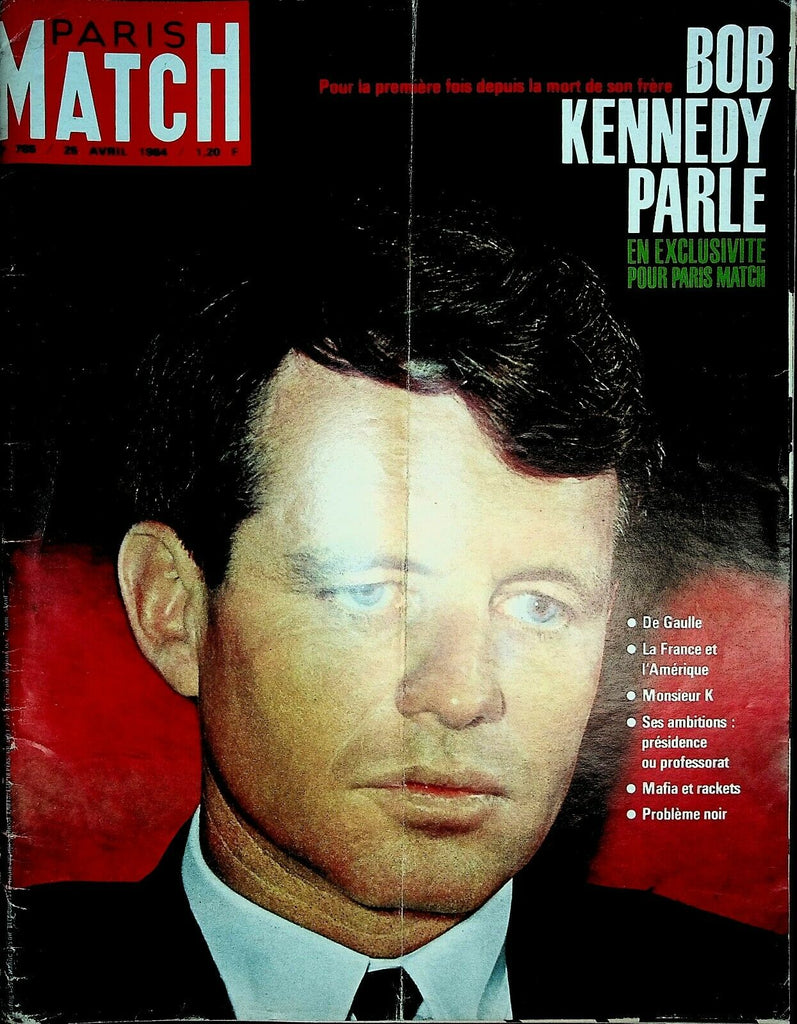 Paris Match Magazine April 25 1964 Bob Kennedy JFK John F Kennedy 030421ame2