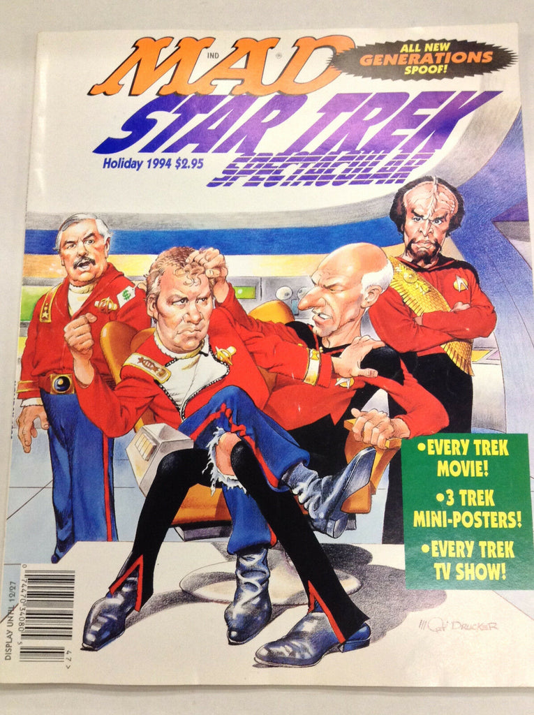 Mad Magazine Star Trek Spectacular Cheers Holiday 1994 042617nonr2