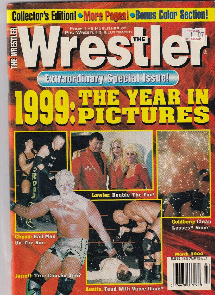 The Wrestler Jerry Lawler Stone Cold Goldberg March 2000 062519nonr