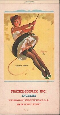 Elvgren Cover Art 1969/1970 September Calendar/Appointment Book 3.25x6 –  mr-magazine-hobby