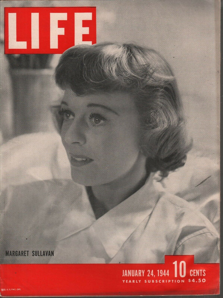 Life January 24 1944 Margaret Sullavan Vintage WWII Ads 081919AME