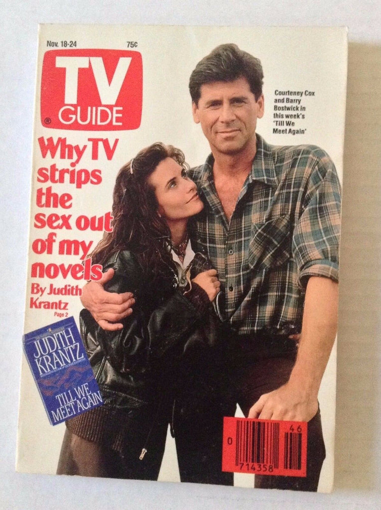 Tv Guide Magazine Courteney Cox Barry Bostwick November 18-24 1989 021717RH