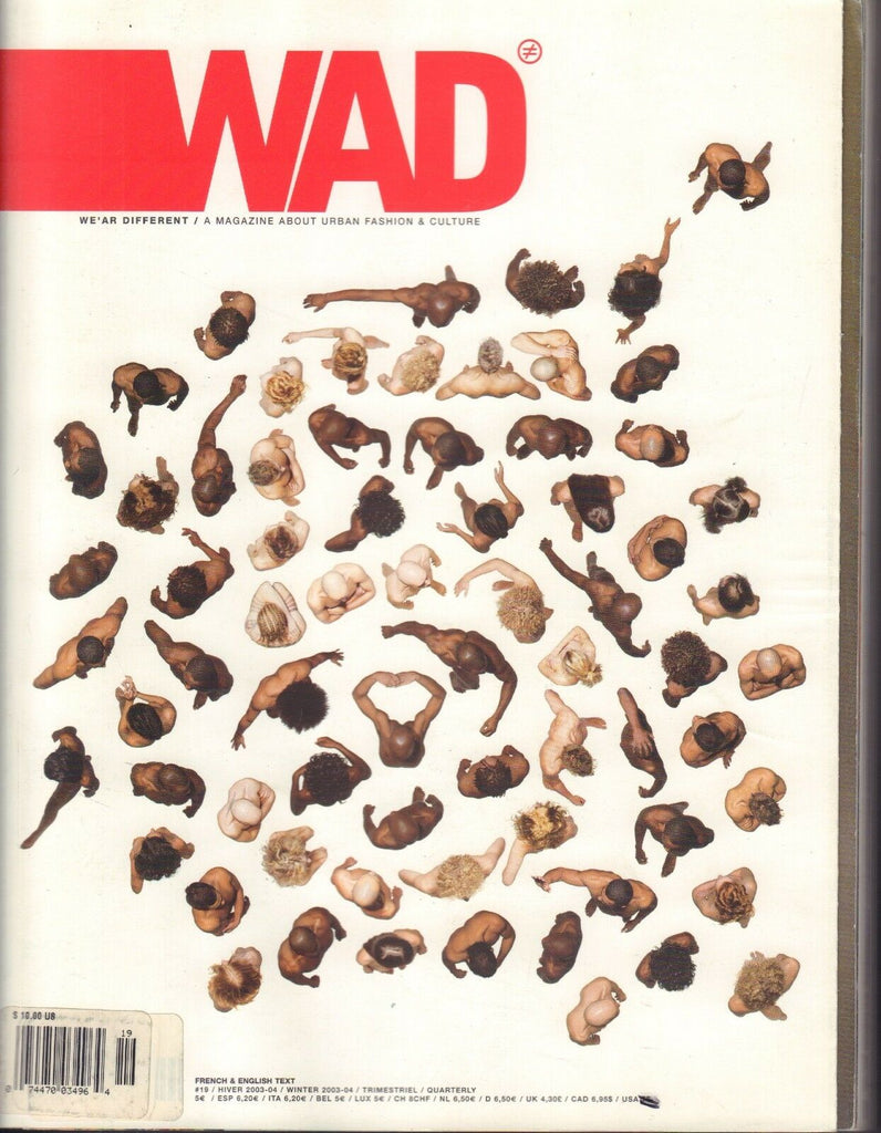 WAD #19 French Fashion Magazine Dec Jan Fev 2003-2004 Oversized 021418DBE