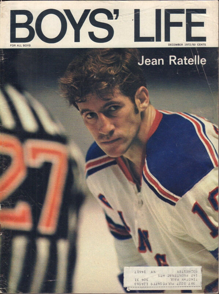 Boy's Life December 1972 Jean Ratelle w/ML 011617DBE2