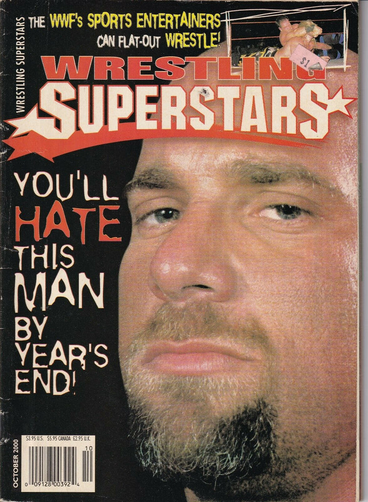 Wrestling Superstars Goldberg Chris Benoit Chris Jericho October 2000 031919nonr