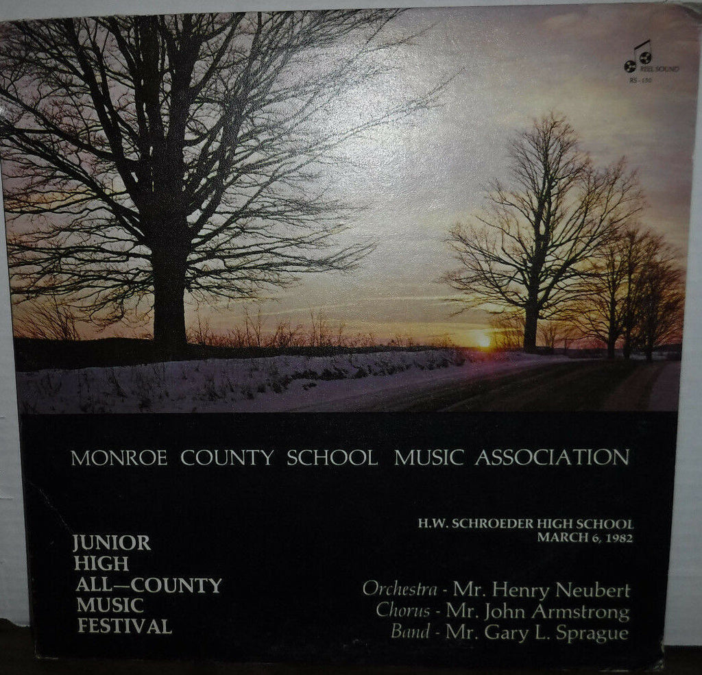 Monroe CountySchool Music Association Jr High all County 3/6/82 vinyl 010718LLE