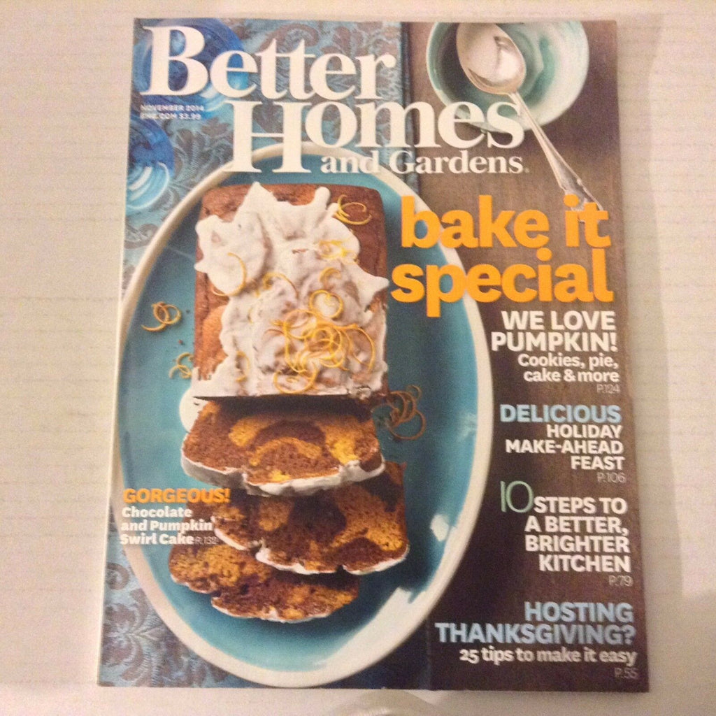 Better Homes And Gardens Magazine Pumpkin Recipes November 2014 052017nonrh