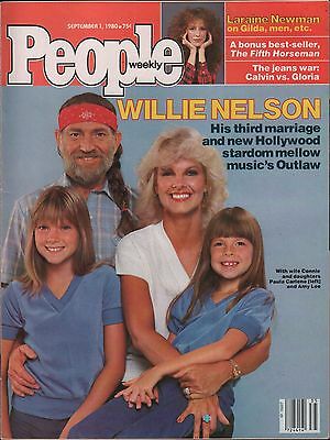 People Weekly September 1 1980 Willie Nelson, Laraine Newman VG 021016DBE