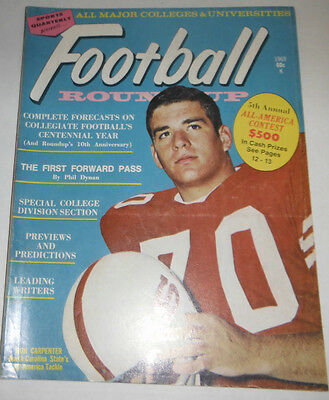 Football Roundup Magazine Ron Carpenter 1969 NO ML 072414R