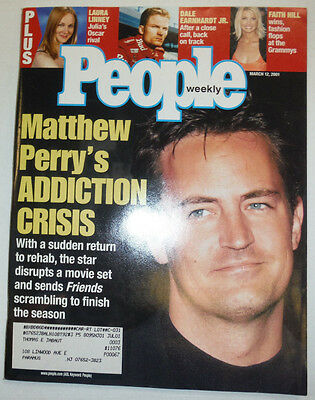 People Magazine Matthew Perry Dale Earnhardt Jr. March 2001 WITH ML 031215R