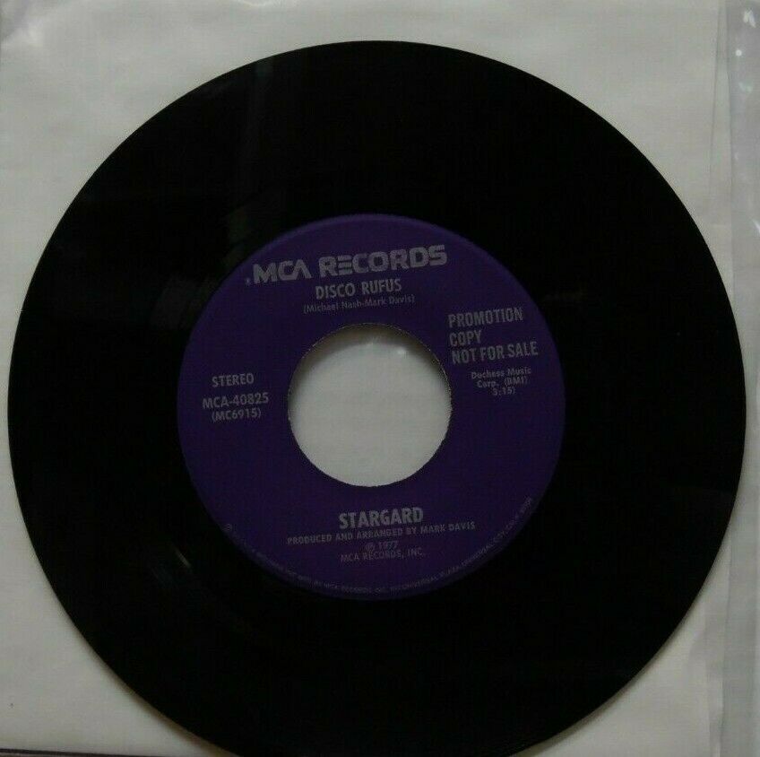 Disco Rufus Sargard 45 RPM PROMO MCA-40825 022220LLE45