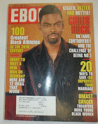 Ebony Magazine Chris Rock & 100 Greatest Black Athletes October 1999 020715R