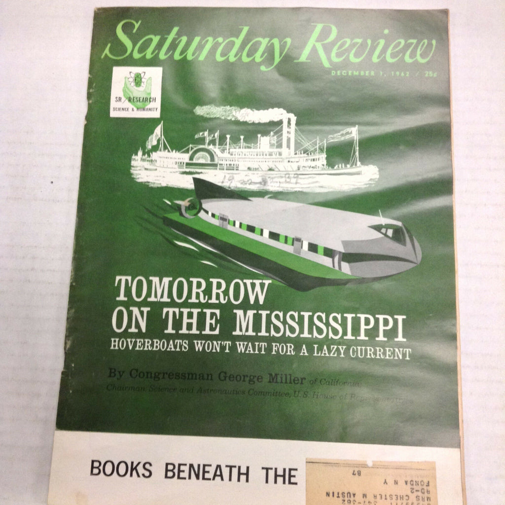 Saturday Review Magazine The Mississippi Tomorrow December 1, 1962 053117nonrh