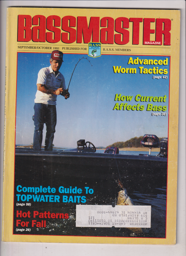 Bassmaster Mag Advanced Worm Tactics September/October 1991 010920nonr