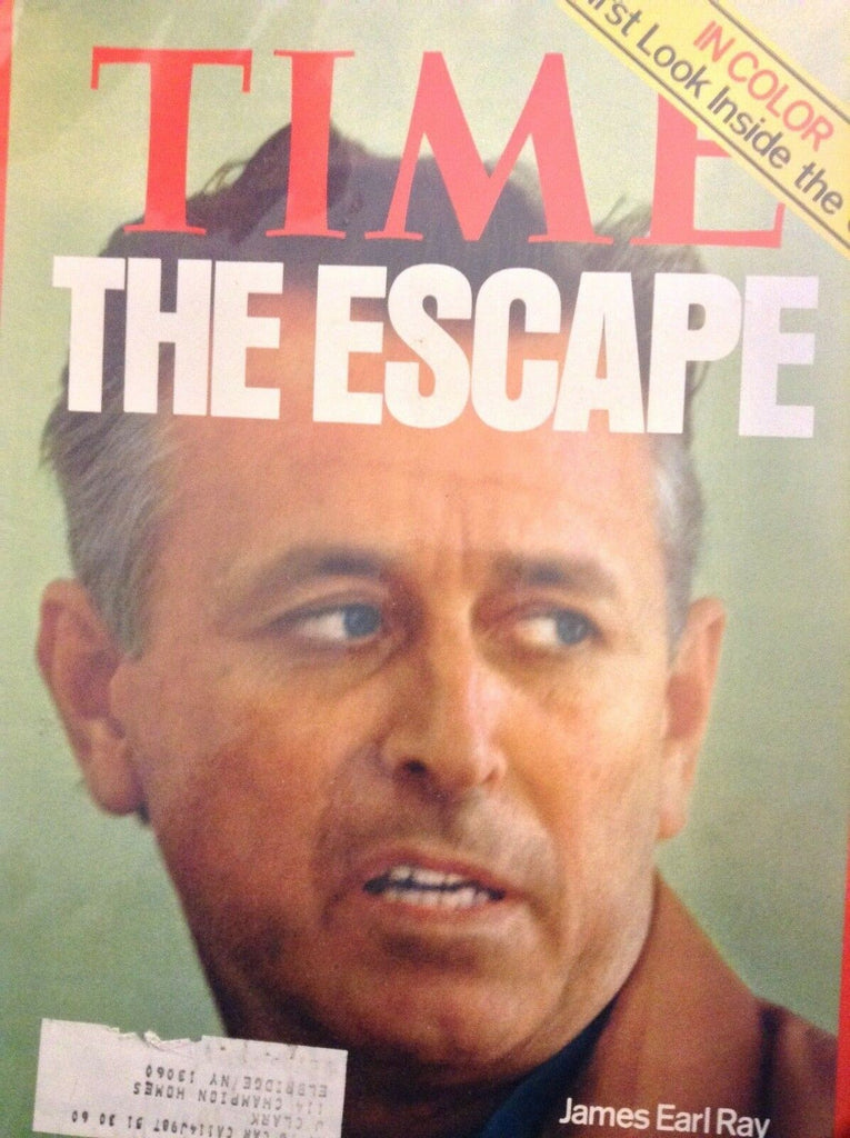 Time Magazine James Earl Ray The Escape June 20, 1977 060418nonrh