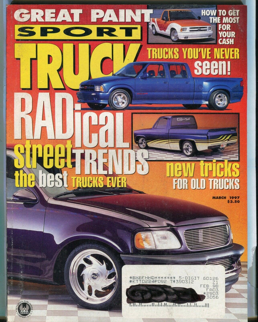 Sport Truck Magazine March 1997 Best Trucks EX w/ML 030917nonjhe