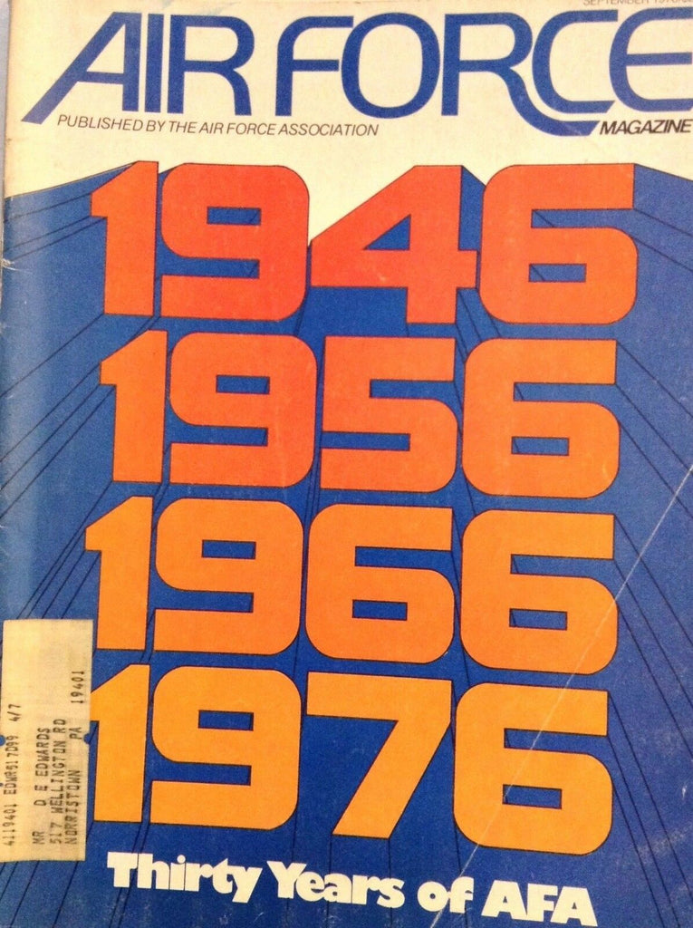Air Force Magazine Thirty Years Of AFA September 1976 121017nonrh