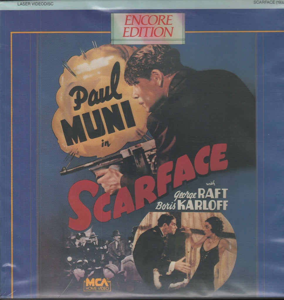 Paul Muni in Scarface Encore Edition MCA B&W 1985 Laser Disc 110718AMLD