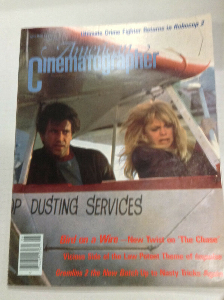 American Cinematographer Magazine Mel Gibson Goldie Hawn June 1990 040517nonr