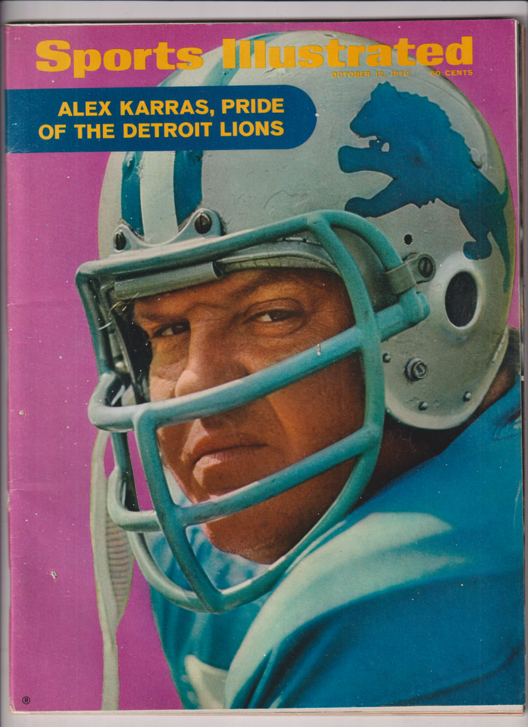 Sports Illustrated Mag Alex Karras Detroit Lions October 12, 1970 012920nonr