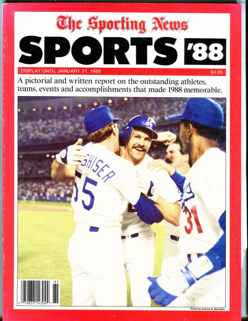 The Sporting News Sports '88 Kirk Gibson January 31, 1989 EX 032017nonjhe