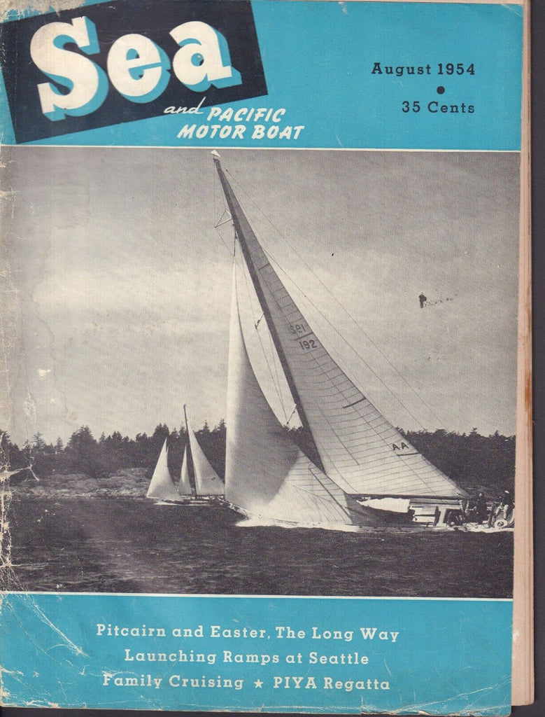 Sea And Pacific Motor Boat August 1954 Ramps At Seattle 042817nonDBE