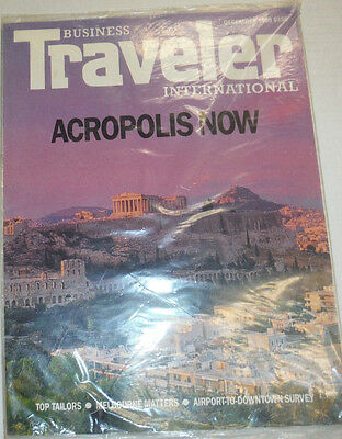 Business Traveler Magazine Acropolis Now SEALED December 1990 021315R