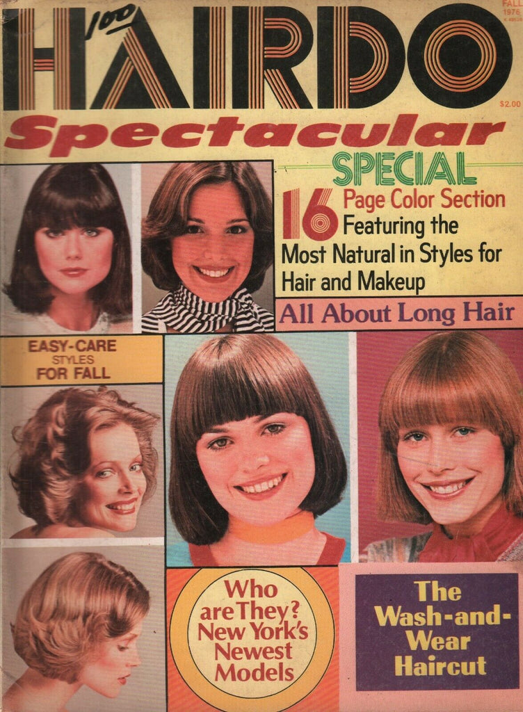 Hairdo Spectacular Special Fall 1976 Vintage Hairstyle Magazine 072619AME2