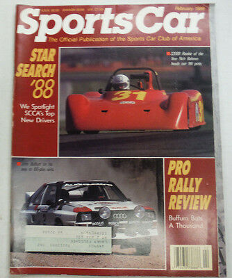 SportsCar Magazine Top New Drivers John Buffum February 1988 051115R