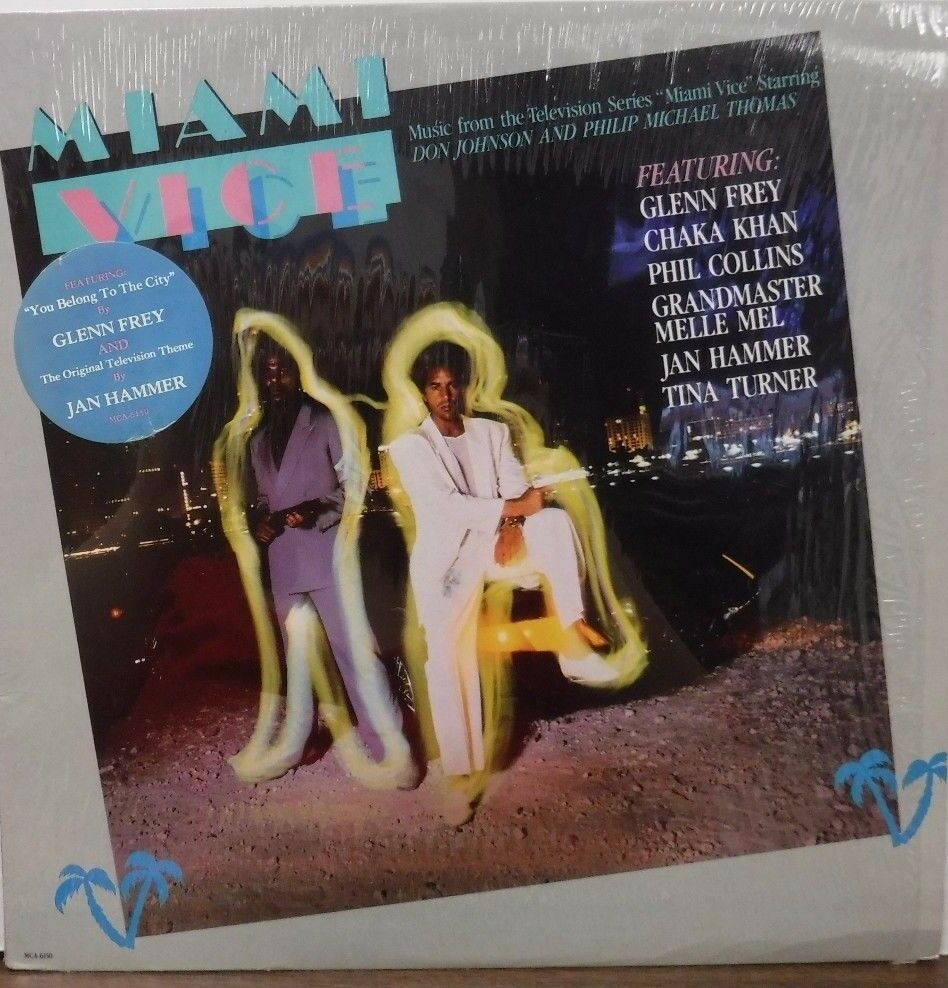 Miami Vice music from the Television Series Don Johnson MCA6150 sw 112516LLE #2