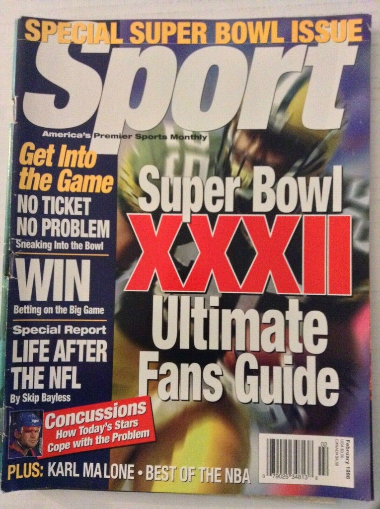 Sport Magazine Super Bowl XXXII Fan Guide February 1998 031819nonrh