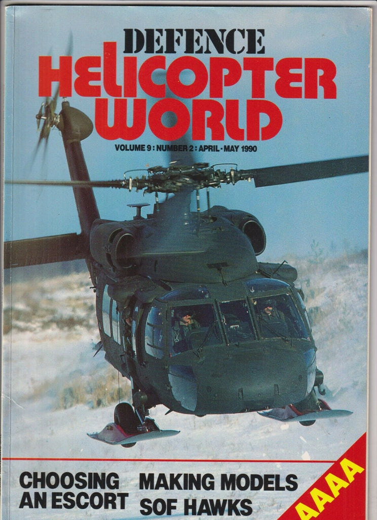 Defence Helicopter World Making Models, SOF Hawks April/May 1990 040420nonrh
