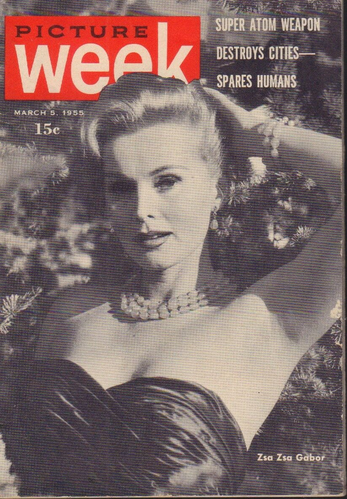 Picture Week March 5 1955 Zsa Zsa Gabor Cheesecake Pin Up 091718AME