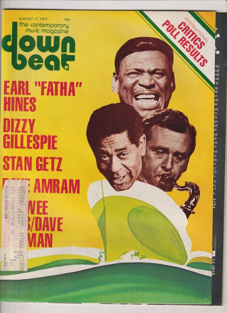 Down Beat Muisc Mag Earl Hines Dizzy Gillespie August 11, 1977 030420nonr2