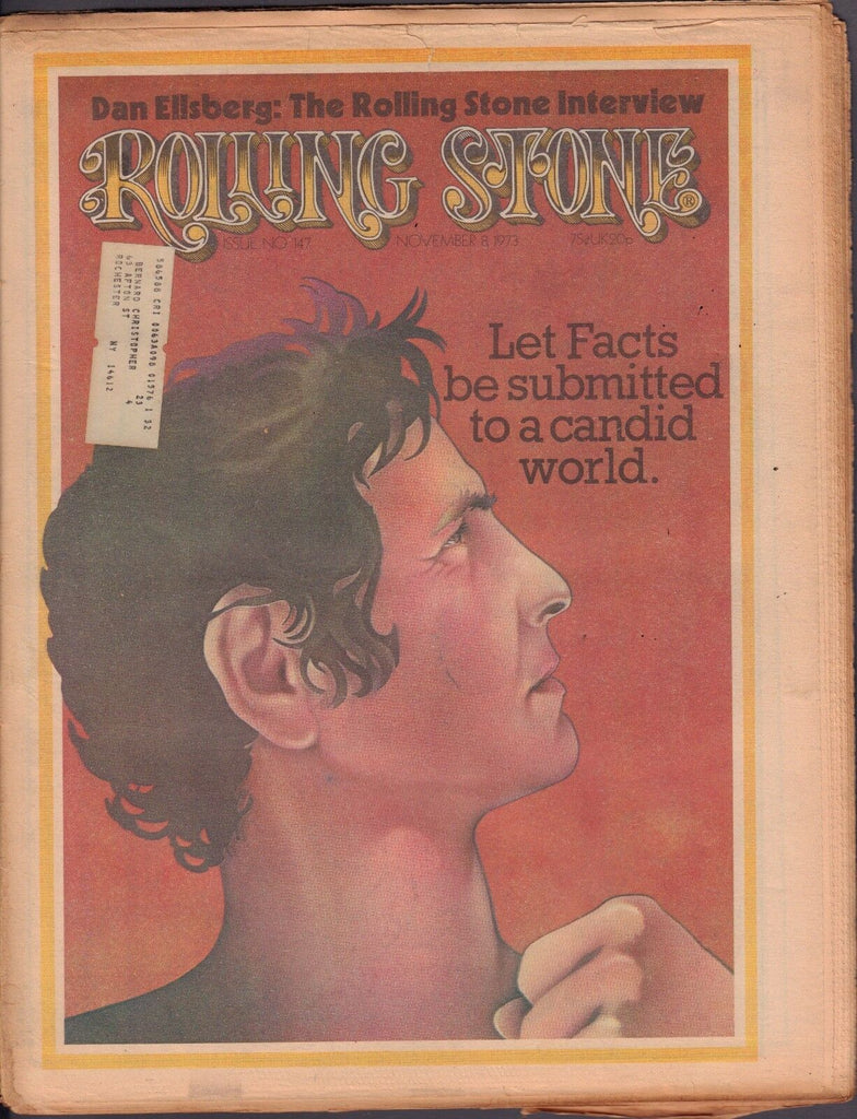 Rolling Stone November 8 1973 Dan Ellsberg w/ML 122016DBE