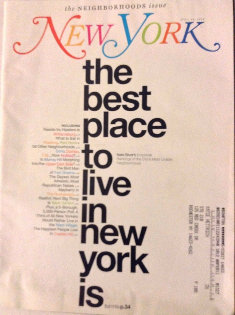 New York Magazine Best Place To Live April 19, 2010 091117nonrh